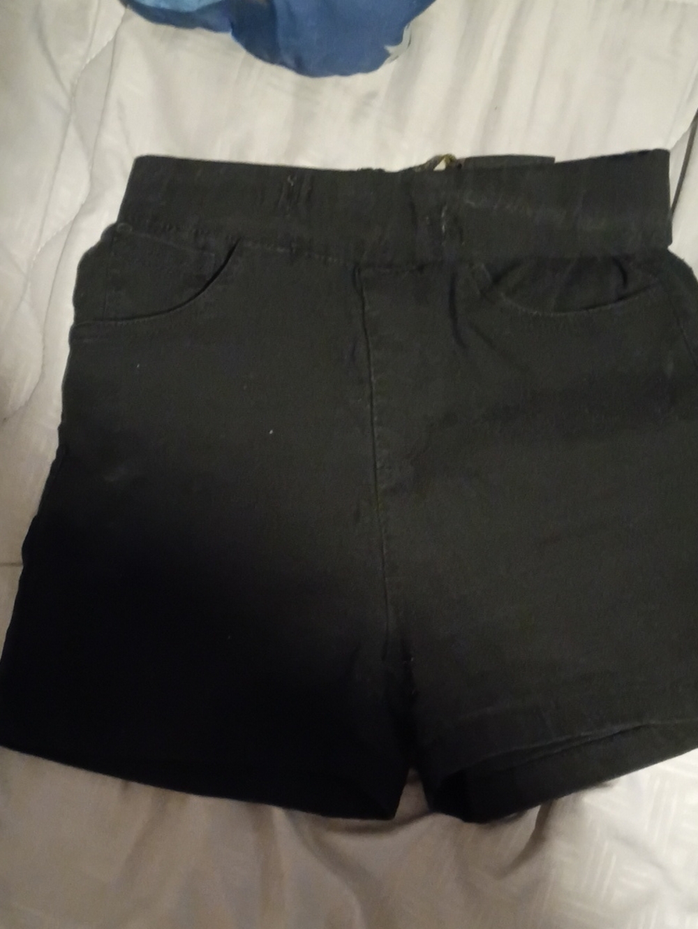 Women’s Black High-Waist Shorts